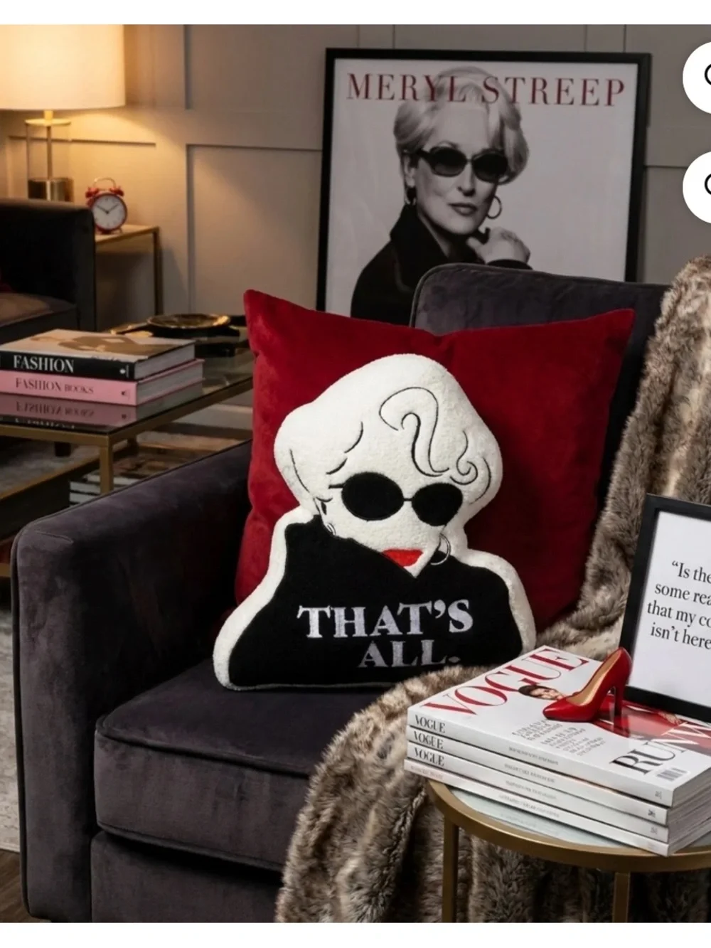 Devil Wears Prada pillow